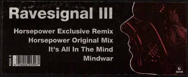 Ravesignal - Horsepower Exclusive Remix | Excellent (EX) Excellent (EX) - TECHNO / USED *EXCELLENT*
