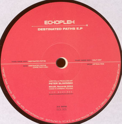 Destinated Paths E.P | Near Mint- (NM-) Generic - TECHNO / USED *NEAR MINT-*