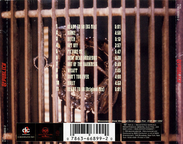 Republica (CD) | Near Mint (NM) Near Mint (NM) - TECHNO / USED *NEAR MINT*