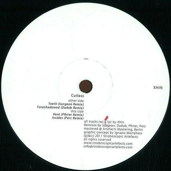 Xhin - Cutlass | Near Mint (NM) Generic - TECHNO / USED *NEAR MINT*