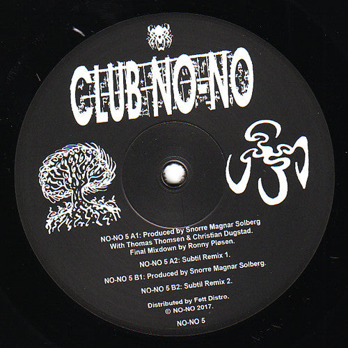 Snorre Magnar Solberg - No-No 5 | Near Mint (NM) Generic - TECHNO / USED *NEAR MINT*