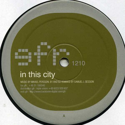 Per Mikael - In This City (VINYL) | Near Mint (NM) Very Good Plus (VG+) - TECHNO / USED *NEAR MINT*