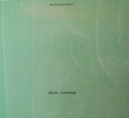 bergsonist - Solyaris | Near Mint (NM) Near Mint (NM) - TECHNO / USED *NEAR MINT*