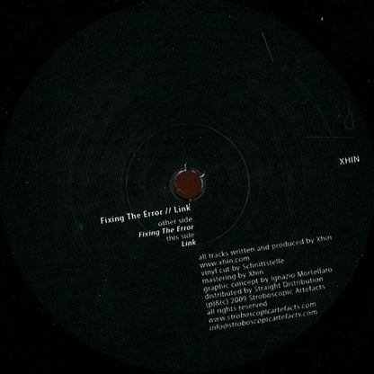 Xhin - Fixing The Error / Link | Near Mint (NM) Generic - TECHNO / USED *NEAR MINT*