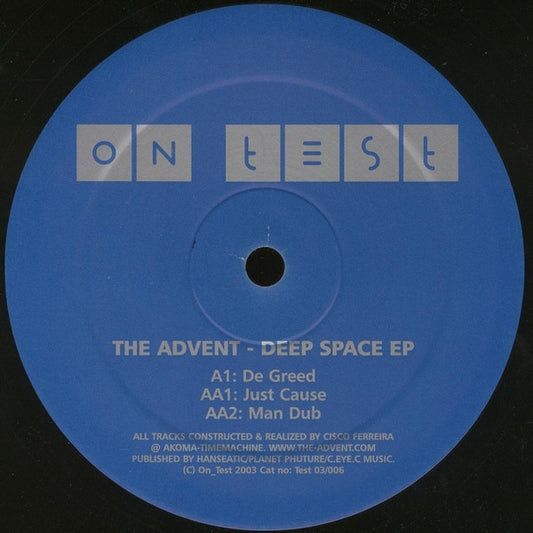 The Advent - Deep Space EP | Near Mint (NM) Very Good Plus Plus (VG++) - TECHNO / USED *NEAR MINT*