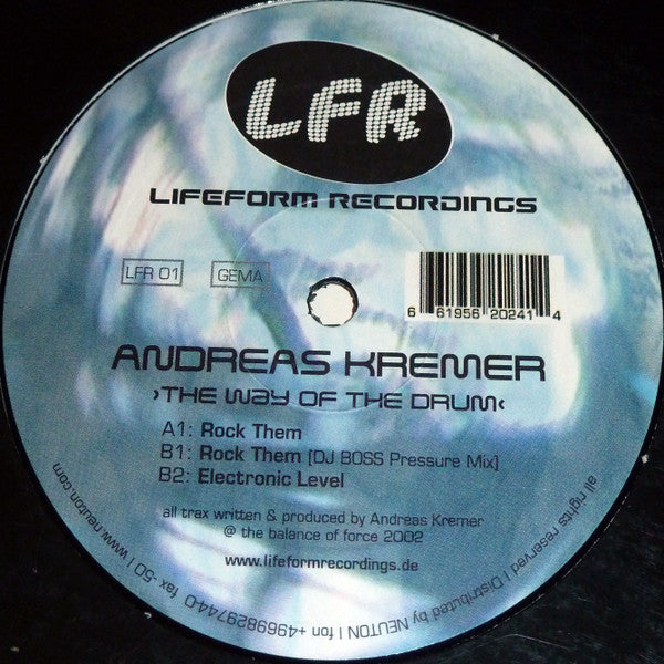Andreas Kremer - The Way Of The Drum (VINYL) | Near Mint (NM) Excellent+ (EX+) - TECHNO / USED *NEAR MINT*