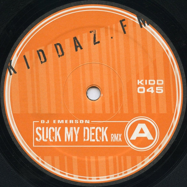 Suck My Deck Remixes | Near Mint (NM or M-) Very Good Plus (VG+) - TECHNO / USED *NEAR MINT*