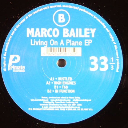 Living On A Plane EP | Near Mint (NM) Very Good Plus Plus (VG++) - TECHNO / USED *NEAR MINT*