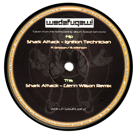Ignition Technician - Shark Attack (VINYL) | Near Mint (NM) Generic - TECHNO / USED *NEAR MINT*