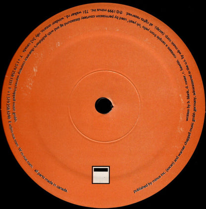 Minus Orange (VINYL) | Near Mint (NM or M-) Excellent (EX) - TECHNO / USED *NEAR MINT*