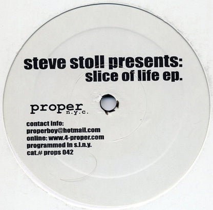 Slice Of Life EP (VINYL) | Near Mint (NM or M-) Generic - TECHNO / USED *NEAR MINT*