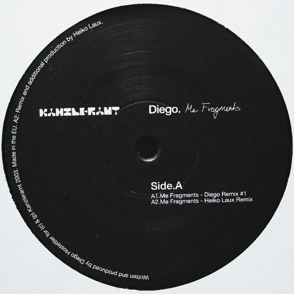 Me Fragments (Remixes) | Near Mint (NM or M-) Near Mint (NM or M-) - TECHNO / USED *NEAR MINT*