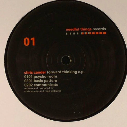 Chris Zander - Forward Thinking EP (VINYL) | Near Mint (NM) Very Good Plus (VG+) - TECHNO / USED *NEAR MINT*