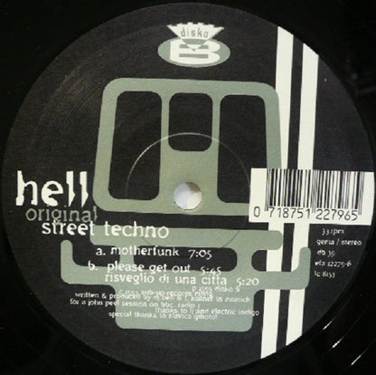 Original Street Techno | Very Good Plus (VG+) Very Good Plus (VG+) - TECHNO / USED *VERY GOOD+*