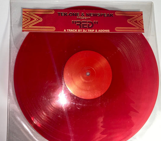 Red (CLEAR RED VINYL) | Very Good Plus Plus (VG++) Excellent (EX) - TECHNO / USED *VERY GOOD++*