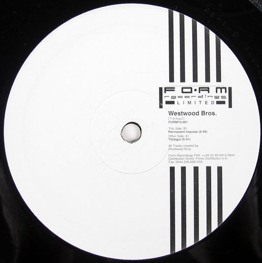 Westwood Bros. - Treibgut | Mint (M) Generic - TECHNO / USED *VERY GOOD+*