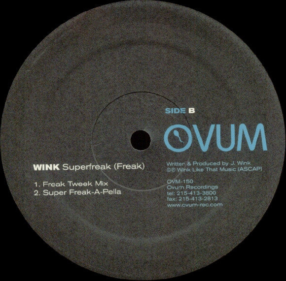 Superfreak (Freak) (12" VINYL) | Very Good Plus (VG+) Excellent (EX) - TECHNO / USED *VERY GOOD+*
