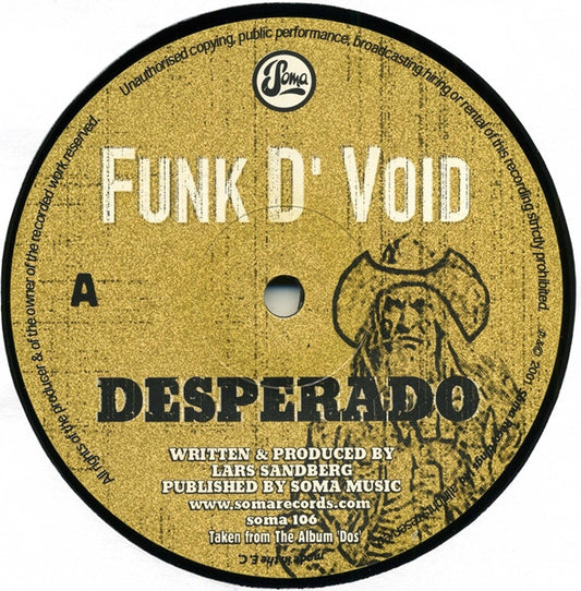 Desperado (VINYL) | Very Good Plus (VG+) Generic - TECHNO / USED *VERY GOOD+*