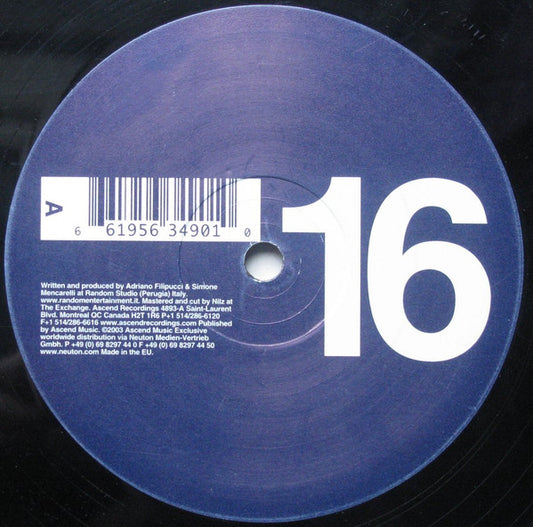 Quartz - Escape From PG EP (VINYL) | Very Good Plus (VG+) Generic - TECHNO / USED *VERY GOOD+*