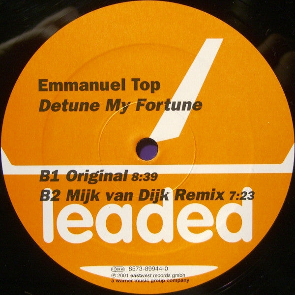 Emmanuel Top - Detune My Fortune | - TECHNO / USED *VERY GOOD*