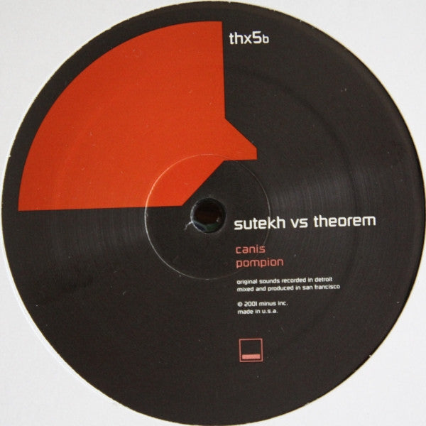 Theorem Vs Sutekh - Untitled (VINYL) | Very Good (VG) Generic - TECHNO / USED *VERY GOOD*