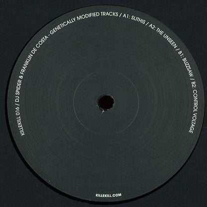 Dj Spider (6) - Genetically Modified Tracks | Very Good (VG) Generic - TECHNO / USED *VERY GOOD*