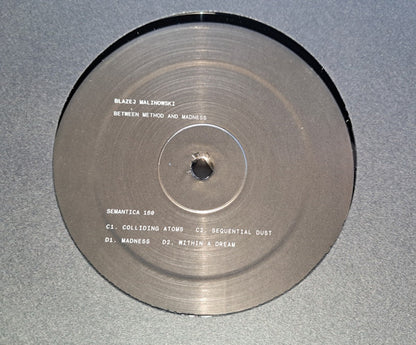Blazej Malinowski - Between Method And Madness | Mint (M) Mint (M) - TECHNO *NEW*