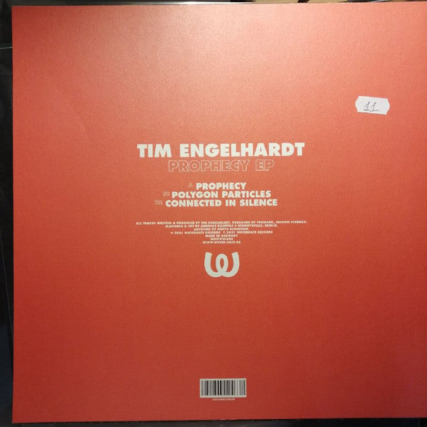 Tim Engelhardt - Prophecy EP | Mint (M) Mint (M) - TECHNO *NEW*
