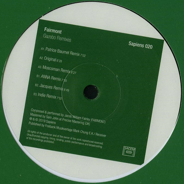 Gazebo Remixes | Mint (M) Mint (M)