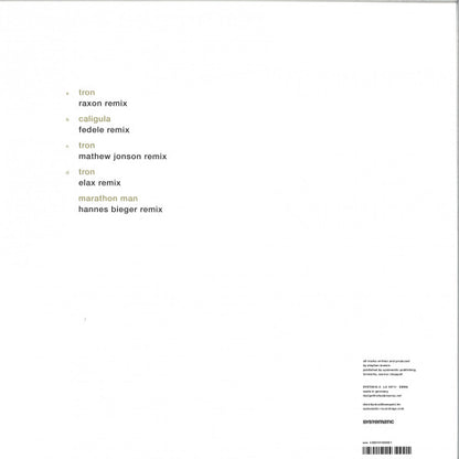 Stephan Bodzin - Tron Caligula Marathon Man The Remixes | Mint (M) Mint (M) - PROGRESSIVE
