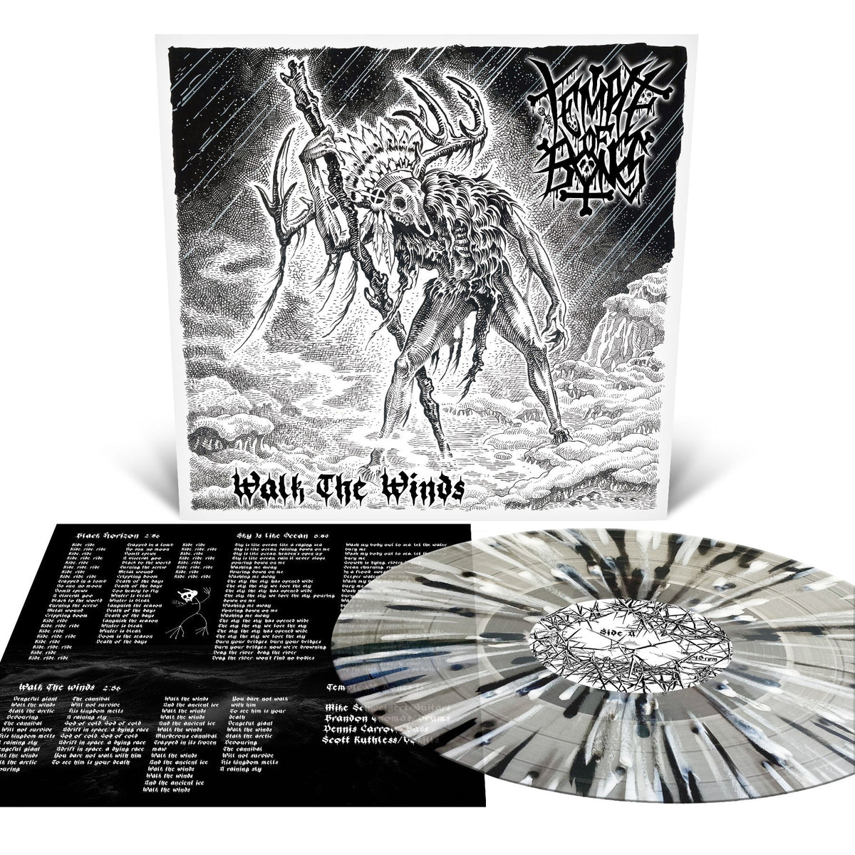 Temple Of Bones - Walk The Winds [Milky Clear Splatter Vinyl] |