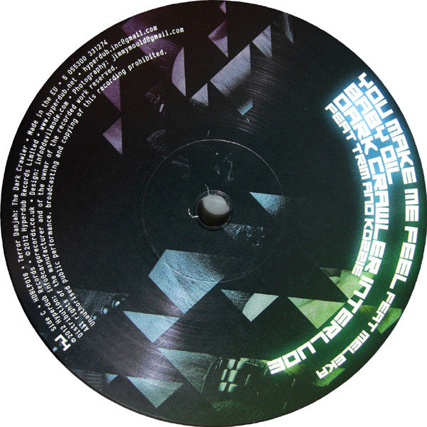 Terror Danjah The Dark Crawler Hyperdub 2xLP, Album Mint (M) Mint (M)