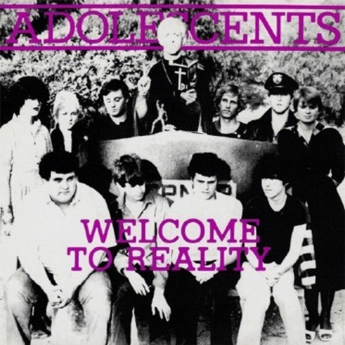 The Adolescents - Welcome to Reality (Coke Bottl Clear 10" VINYL EP Frontier FRT 110) | NEW - PUNK *NEW/COLOR*