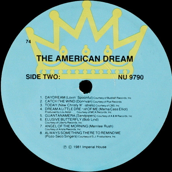 Various The American Dream - Great Folk Songs And Ballads Near Mint (NM or M-) Very Good Plus (VG+)