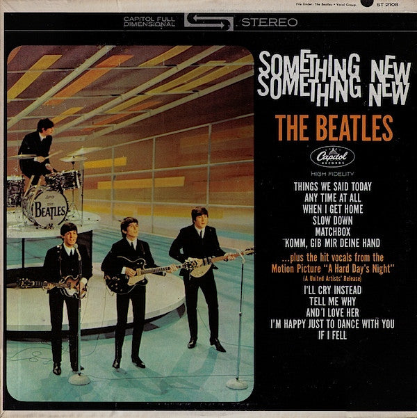 The Beatles Something New Capitol Records, Apple Records LP, Album, RE, Win Good Plus (G+) Very Good (VG)