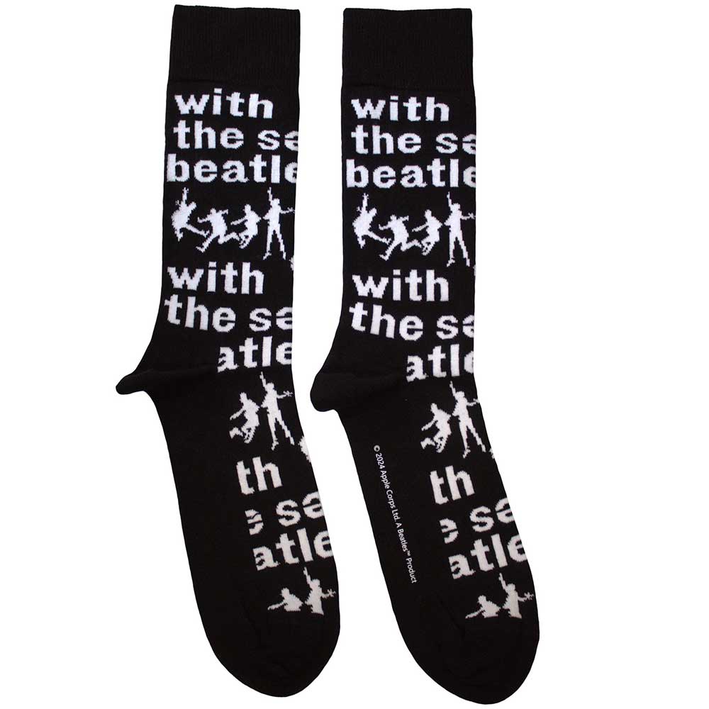 With The Beatles Silhouettes Repeat | Black