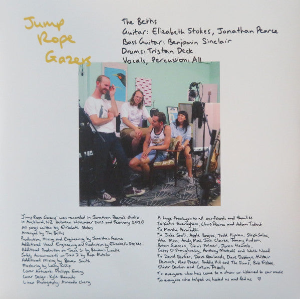 The Beths Jump Rope Gazers Carpark Records LP, Album, Ltd, RP, Cle Mint (M) Mint (M)