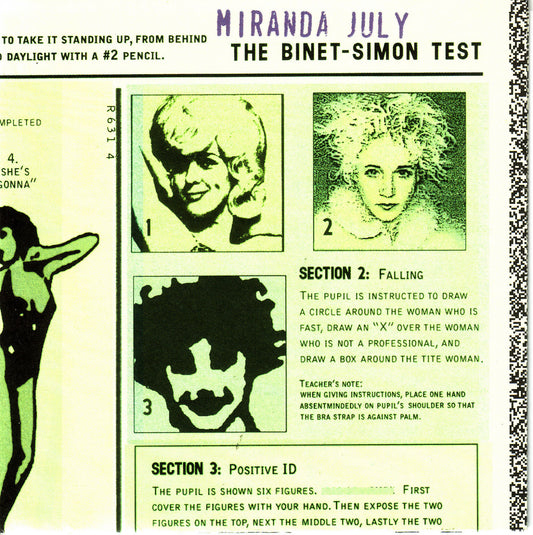 July, Miranda - The Binet-Simon Test (CD) |