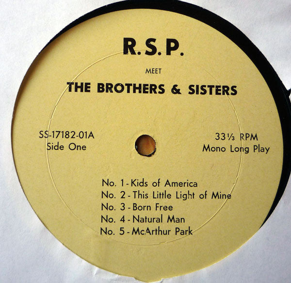 Meet The Brothers & Sisters | Very Good Plus (VG+) Near Mint (NM)