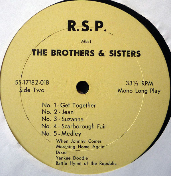 Meet The Brothers & Sisters | Very Good Plus (VG+) Near Mint (NM)