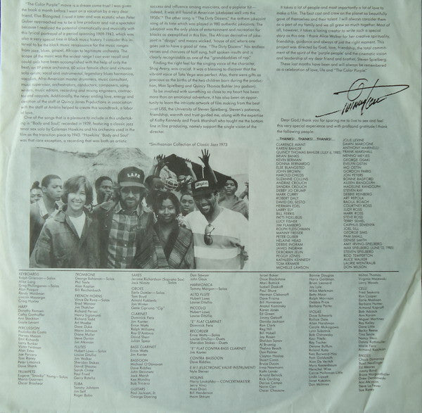 The Color Purple (Original Motion Picture Sound Track) | Near Mint (NM) Very Good Plus (VG+)