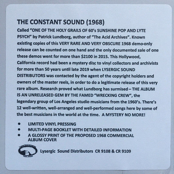 The Constant Sound | Mint (M) Mint (M) - ROCK