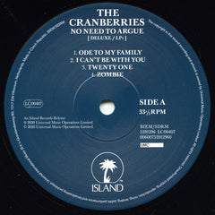 The Cranberries No Need To Argue Island Records, UMC 2xLP, Album, Dlx, RE, RM Mint (M) Mint (M)