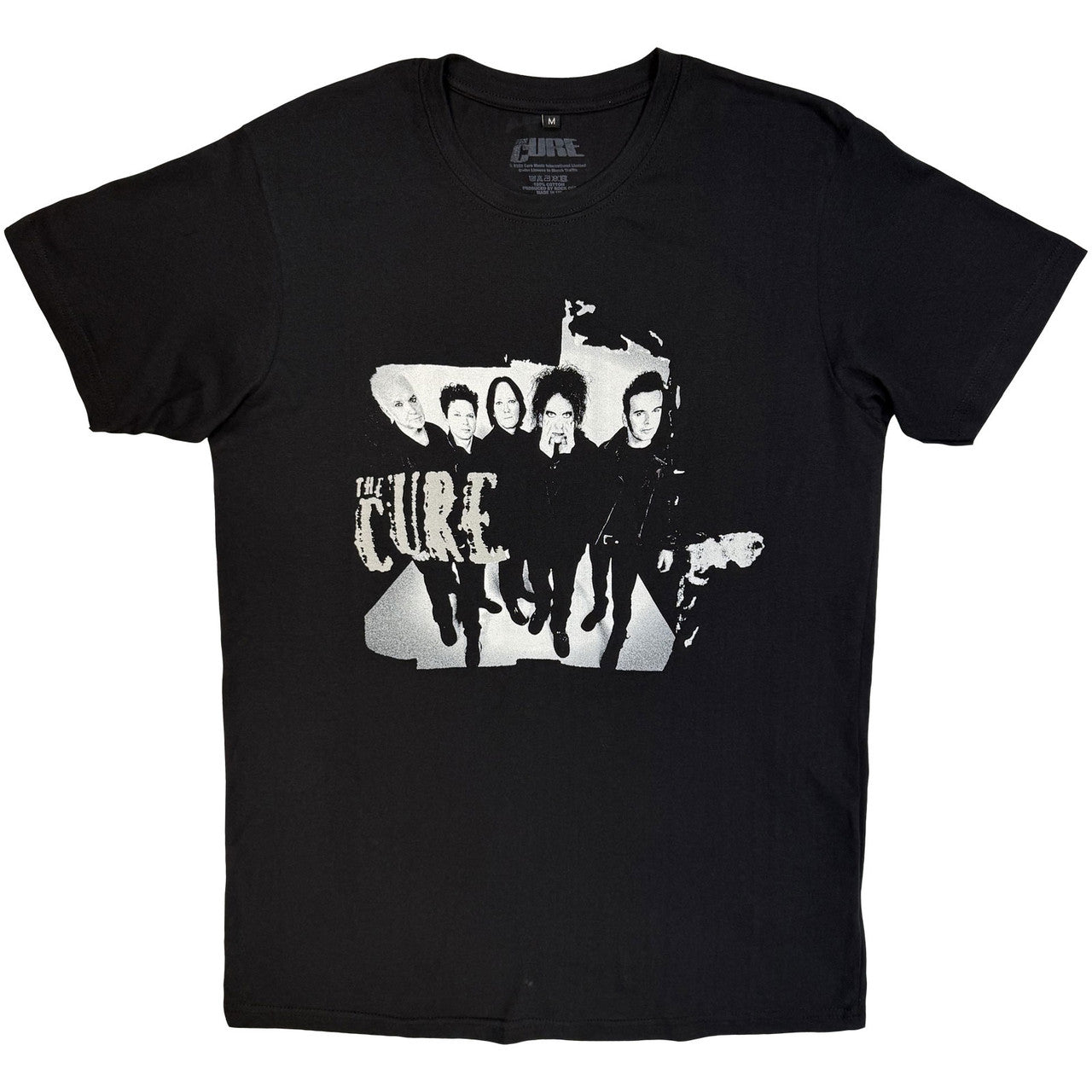The Cure - 40 Years Band Photo Unisex Premium T-Shirt (Black) |