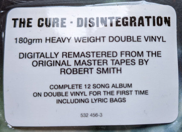 Disintegration (EU IMPORT | 180 GRAM VINYL) | Mint (M) Mint (M) - NEW WAVE *SEALED*