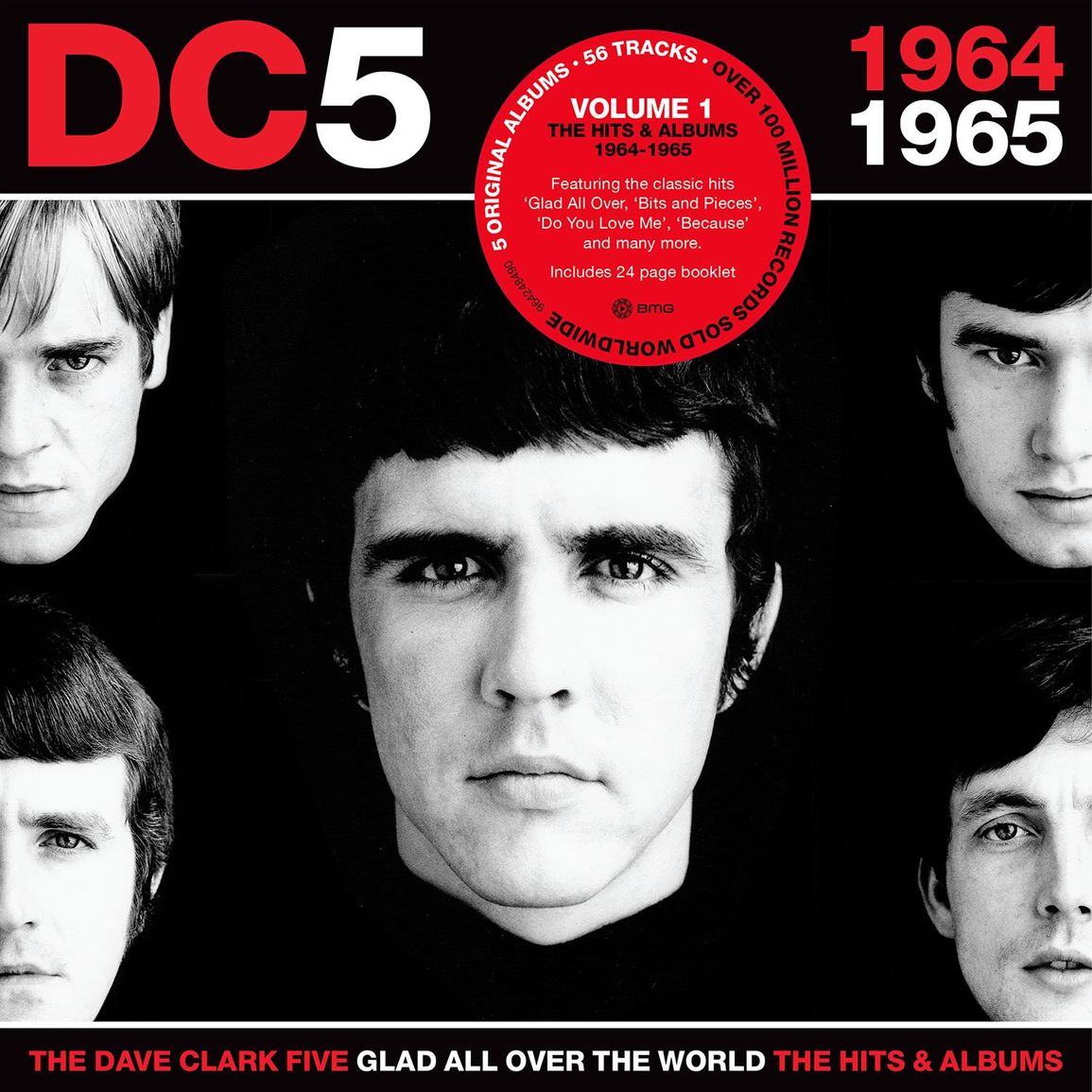 The Dave Clark Five - Glad All Over The World: The Hits & Albums (1964-1965) [Deluxe 5 Cd] |
