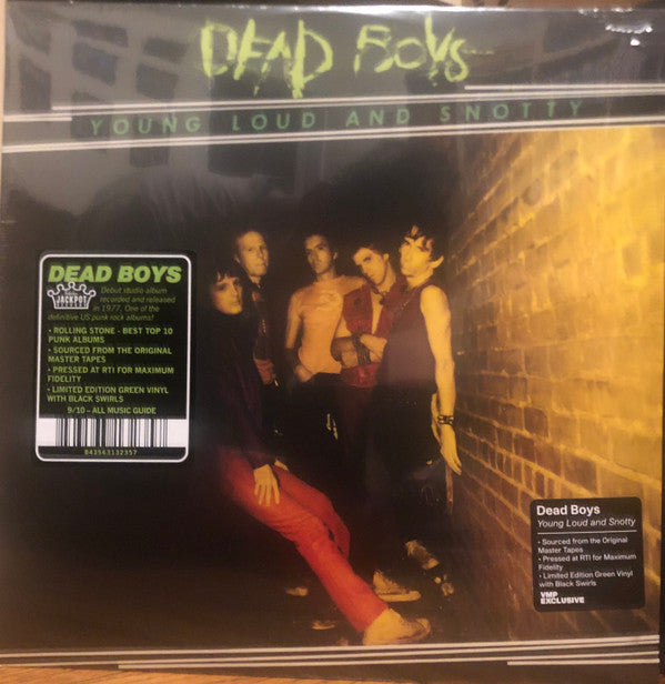 The Dead Boys Young Loud And Snotty Jackpot Records (3) LP, Album, Club, Ltd, Num, RE, Gre Mint (M) Mint (M)