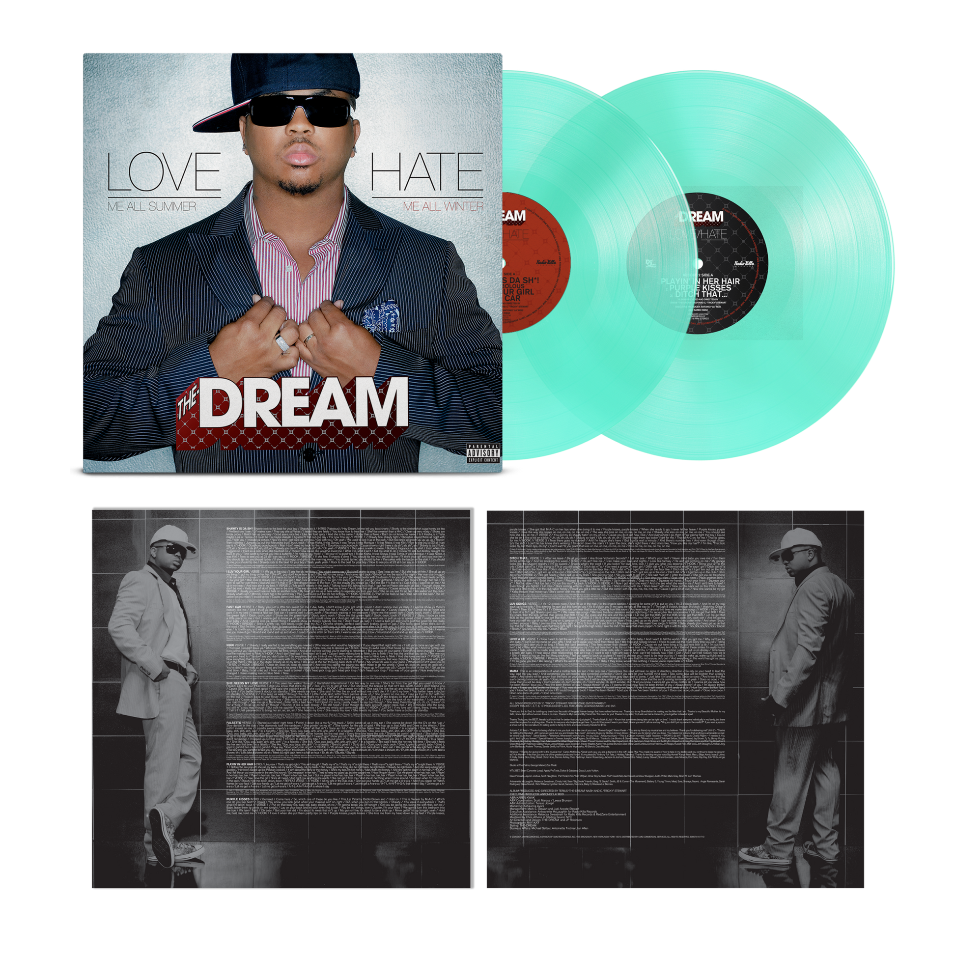 The-dream - Love/Hate [Transparent Sea Glass] [2LP] |