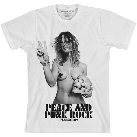 Peace & Punk Rock Girl | White