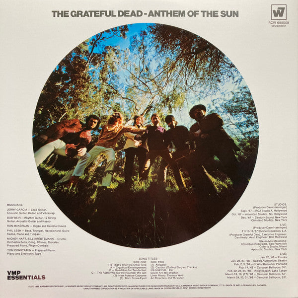 The Grateful Dead Anthem Of The Sun Warner Records, Rhino Records (2) LP, Album, Club, RE, RM, Ora Mint (M) Mint (M)